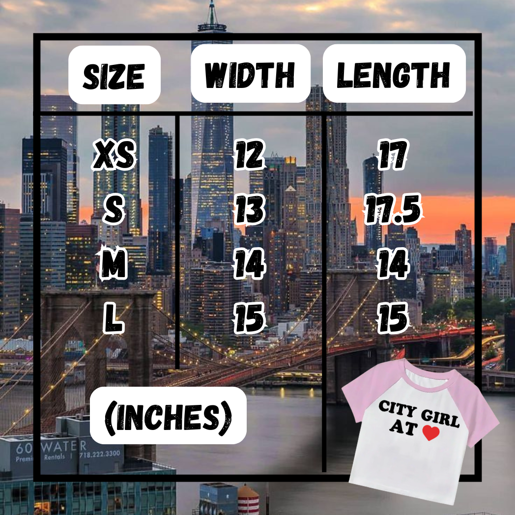 City Girl at Heart Baby Tee, Project #4